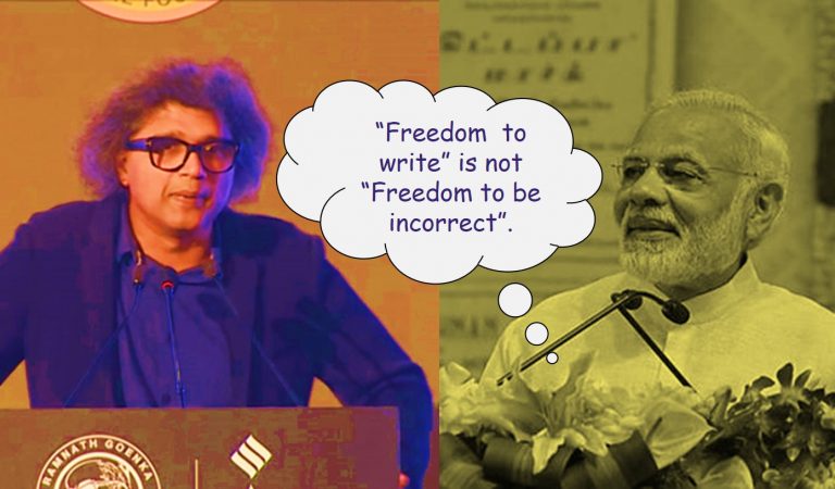 PM Modi’s recent speech in Chennai was a strong rebuttal to Raj Kamal Jha’s criticism?